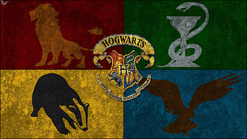 Hogwarts houses, Hogwarts Crest HD wallpaper
