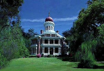 Tennessee plantation house, large white house, plantation house, history, trees, landscaped grounds, tennessee HD wallpaper