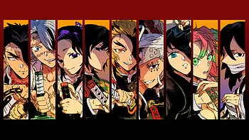Demon Slayer: Kimetsu no Yaiba Epic Faces, Demon Slayer: Kimetsu no Yaiba HD wallpaper