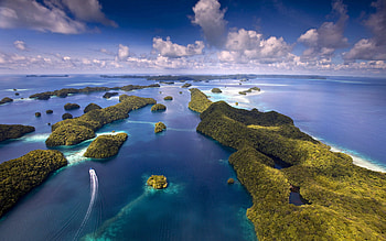 Micronesia, Republic of Palau, Island paradise, Pacific archipelago HD wallpaper