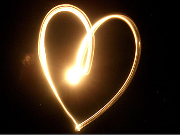 Heart, abstract, 3d, light HD wallpaper