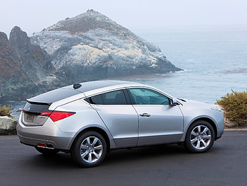 Auto, Sea, Acura, Cars, Rocks, Side View, Style, Akura, Zdx, 2009, Silver Metallic HD wallpaper