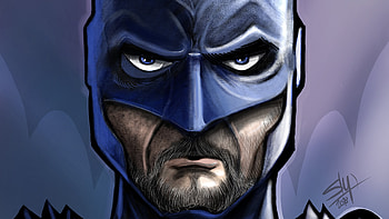 Serious Batman , batman, superheroes, artist, artwork, digital-art, behance HD wallpaper