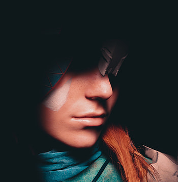Aloy, Face, Horizon Zero Dawn HD phone wallpaper
