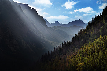 Scenic View Of Mountains, mountains, nature HD wallpaper