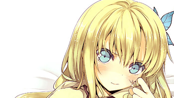 Anime, Sight, Opinion, Girl, Pretty, Blonde HD wallpaper