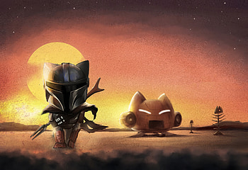 The Mandalorian Cat Style, the-mandalorian, tv-shows, star-wars HD wallpaper