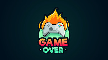 Game Over, Minimalistic approach, High-resolution, Artistic HD wallpaper