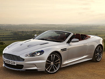 Nature, Aston Martin, Cars, Side View, Cabriolet, Dbs, 2009, Silver Metallic HD wallpaper