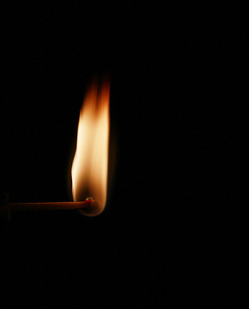 Fire, Flame, Miscellanea, Miscellaneous, Dark Background, Match HD phone wallpaper