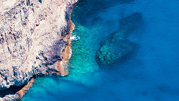 Navagio, beach, sea, cliff, blue ocean, nature HD wallpaper