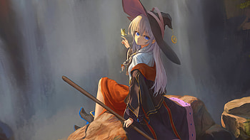 Wandering Witch Elaina: Stunning Anime, Wandering Witch: The Journey of Elaina, witch, Elaina (The Journey of Elaina), Anime HD wallpaper