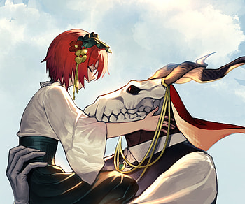 Elias Ainsworth & Chise Hatori, Chise Hatori, Elias Ainsworth, Anime, The Ancient Magus' Bride HD wallpaper