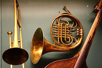 Horns, music, instuments, musical HD wallpaper