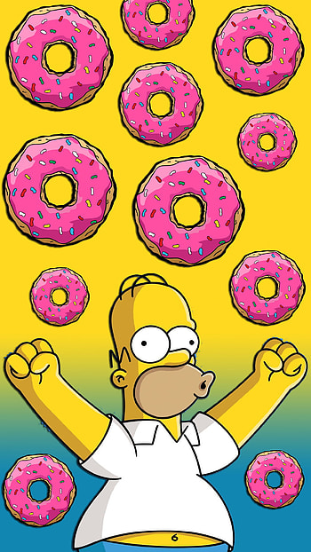 Homer Simpson, Animation, Simpson , background HD phone wallpaper
