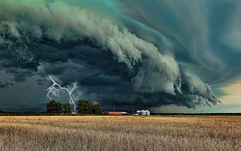 tornado building, weather, tornados, country, tornado HD wallpaper