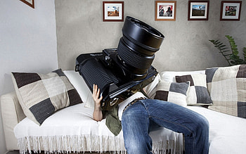 Best Cheap Vintage 35mm, sofa, abstract, graphy, man, camera, nice HD wallpaper