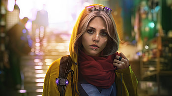 Scifi Girl Up For The Day, scifi, artist, artwork, digital-art HD wallpaper
