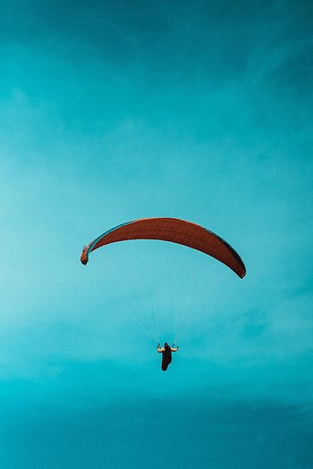 Sports, Sky, Paragliding, Paraglider, Parachute, Parachutist HD phone wallpaper