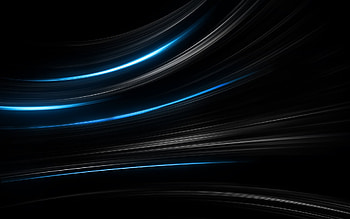 Blue Light Blaze Abstract 3D HD wallpaper
