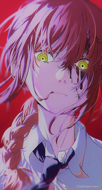 Makima, eye, jaw HD phone wallpaper