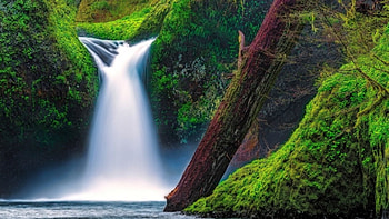punch-bowl-falls-eagle-creek, punch, creek, bowl, eagle HD wallpaper