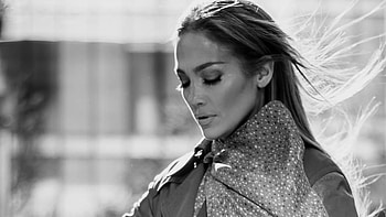 Jennifer Lopez Coach Campaign 2020, jennifer-lopez, celebrities, girls, monochrome, black-and-white HD wallpaper