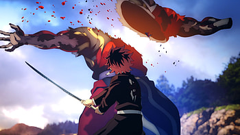 Tanjiro Kamado vs Hantengu, Hantengu (Demon Slayer), Demon Slayer: Kimetsu no Yaiba, Tanjiro Kamado, Anime HD wallpaper