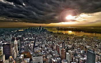 Cities, Sky, View From Above, Skyscrapers, Morning, New York, Ny HD wallpaper