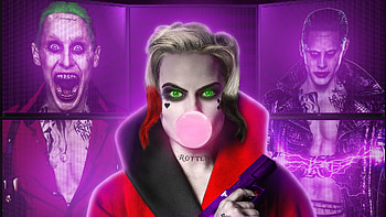 Harley Quinn Toxix Love, harley-quinn, artist, digital-art, supervillain, artstation HD wallpaper