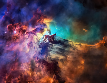 Space Colorful Art , digital-universe, space, artist, artwork, digital-art HD wallpaper