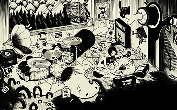 Miscellanea, Miscellaneous, Bw, Chb, Room, Singer, Scene, Performance HD wallpaper