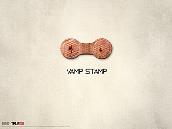 vamp stamp, tv, hbo, band aid, true blood HD wallpaper