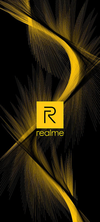 Realme destello, xiaomi, pantalla, samsung, amarillo, logo, fondos HD phone wallpaper