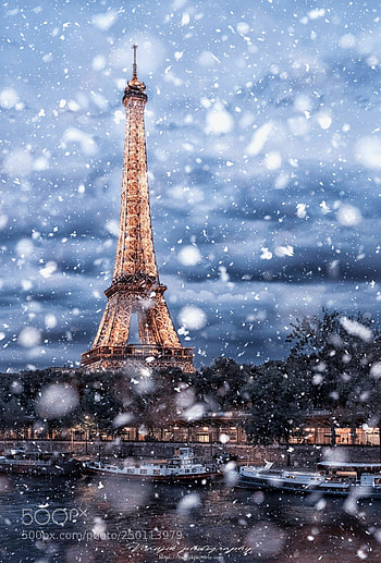 Snowy Paris , Snowy Paris backgrounds HD phone wallpaper
