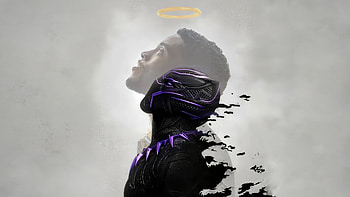 Remembering Chadwick Boseman, black-panther, chadwick-boseman, illustration, superheroes, artist, artwork, digital-art HD wallpaper
