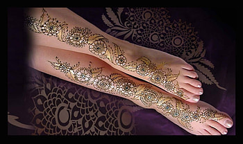 ~Mehndi Designs~, design, abstract, mehndi, leg HD wallpaper