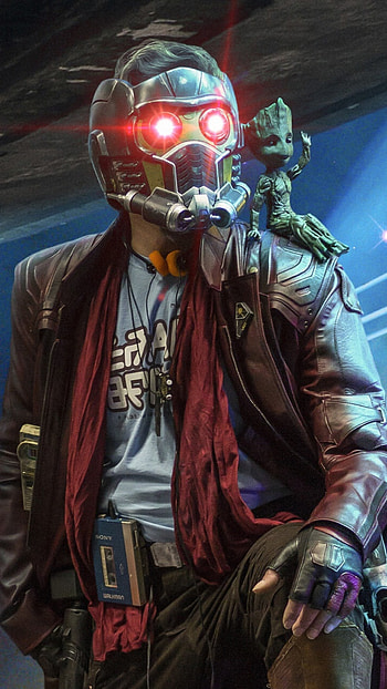 Star Lord, Baby Groot, Xperia , Captivating visuals HD phone wallpaper