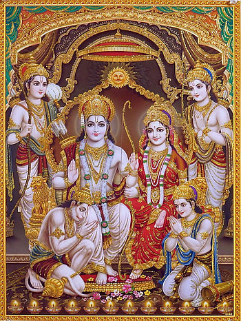 Glitter Poster of Ram Darbar. Shri ram , Lord ram , Ram HD phone wallpaper