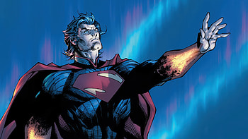 Absolute Superman — Blue Comic HD wallpaper