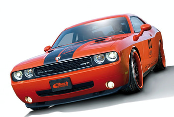 Dodge Challenger by Eibach, tuning, dodge, challenger, car HD wallpaper
