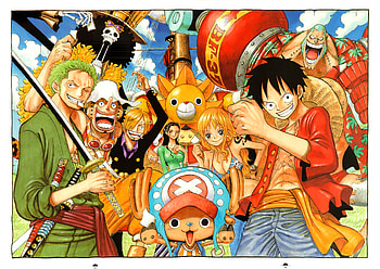 One Piece, Anime, Monkey D Luffy, Roronoa Zoro, Tony Tony Chopper HD wallpaper