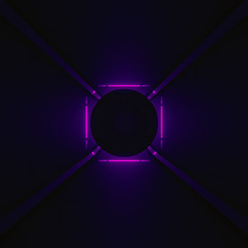 Violet, Dark, Neon, Illumination, Backlight, Ball, Purple HD phone wallpaper