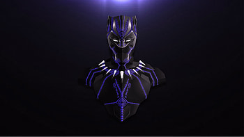 Black Panther Lowpoly Minimalism, black-panther, low-poly, minimalism, artist, artwork, digital-art, superheroes, behance HD wallpaper