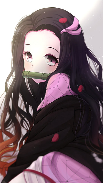 Nezuko Kamado Anime – Demon Slayer Elegance for Your , Nezuko Kamado, Anime, Demon Slayer: Kimetsu no Yaiba HD phone wallpaper