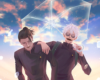 Satoru Gojo & Suguru Geto, Suguru Geto, Satoru Gojo, Anime, Jujutsu Kaisen, Gojo & Geto HD wallpaper