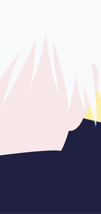Gojo Satoru, white hair, Satoru Gojo, Anime, Jujutsu Kaisen HD phone wallpaper