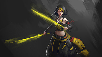 Tail Girl Illustration , artstation, artist, artwork, digital-art HD wallpaper
