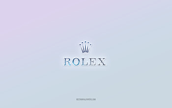 Rolex logo, cut out 3d text, white background, Rolex 3d logo, Rolex emblem, Rolex, embossed logo, Rolex 3d emblem HD wallpaper
