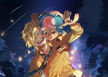 Sanji & Tony Tony Chopper: One Piece Anime Magic, Anime, One Piece, Sanji (One Piece), Tony Tony Chopper HD wallpaper